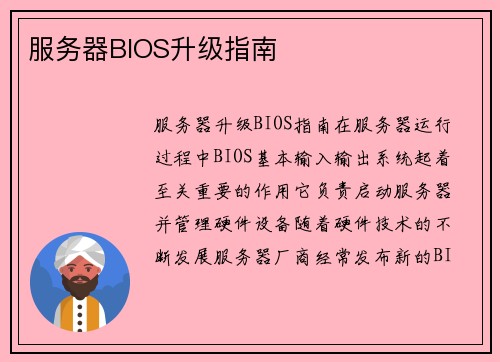 服务器BIOS升级指南